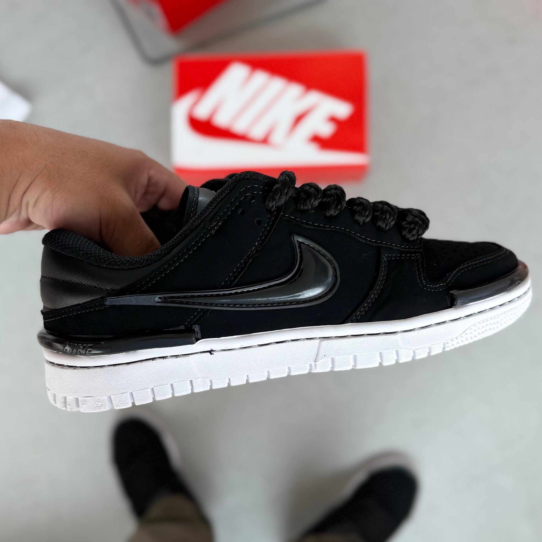 Tênis Dunk Low Twist - Preto Nobuck